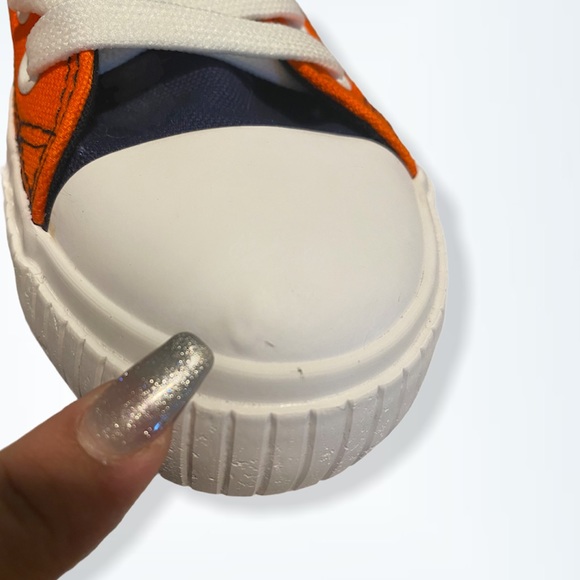 NFL DENVER BRONCOS HIGH TOP BIG LOGO CANVAS SHOES - Picture 9 of 12